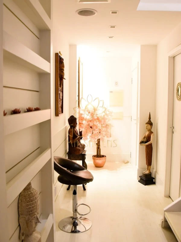 Recepção do espaço de massagens
